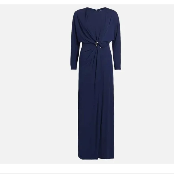 SimkHai Maisie Long Sleeve Dress in Midnight - Picture 4 of 10